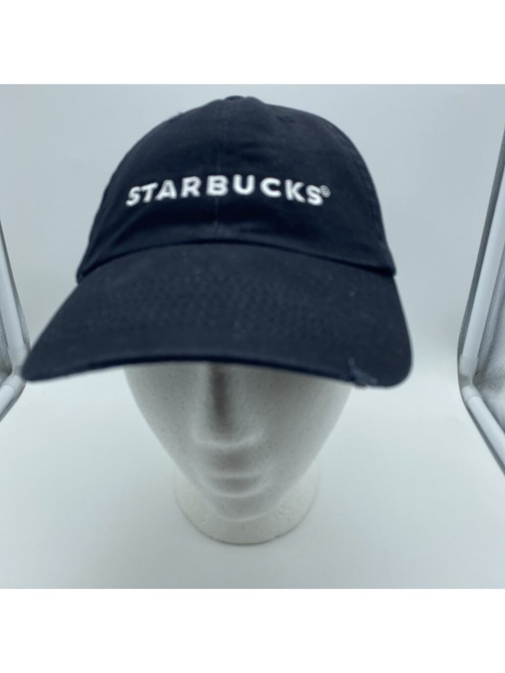 Starbucks Black Cap Hat Hook & Loop Adjustable Cotton One Size